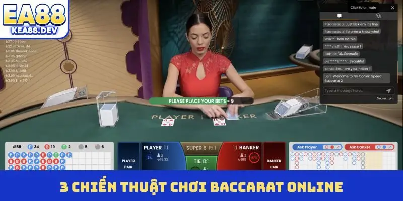 3 chiến thuật chơi Baccarat online