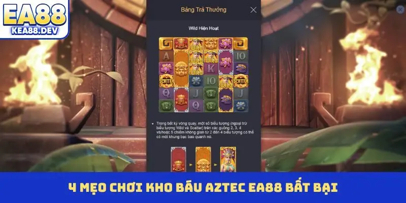 4 mẹo chơi Kho Báu Aztec EA88 bất bại